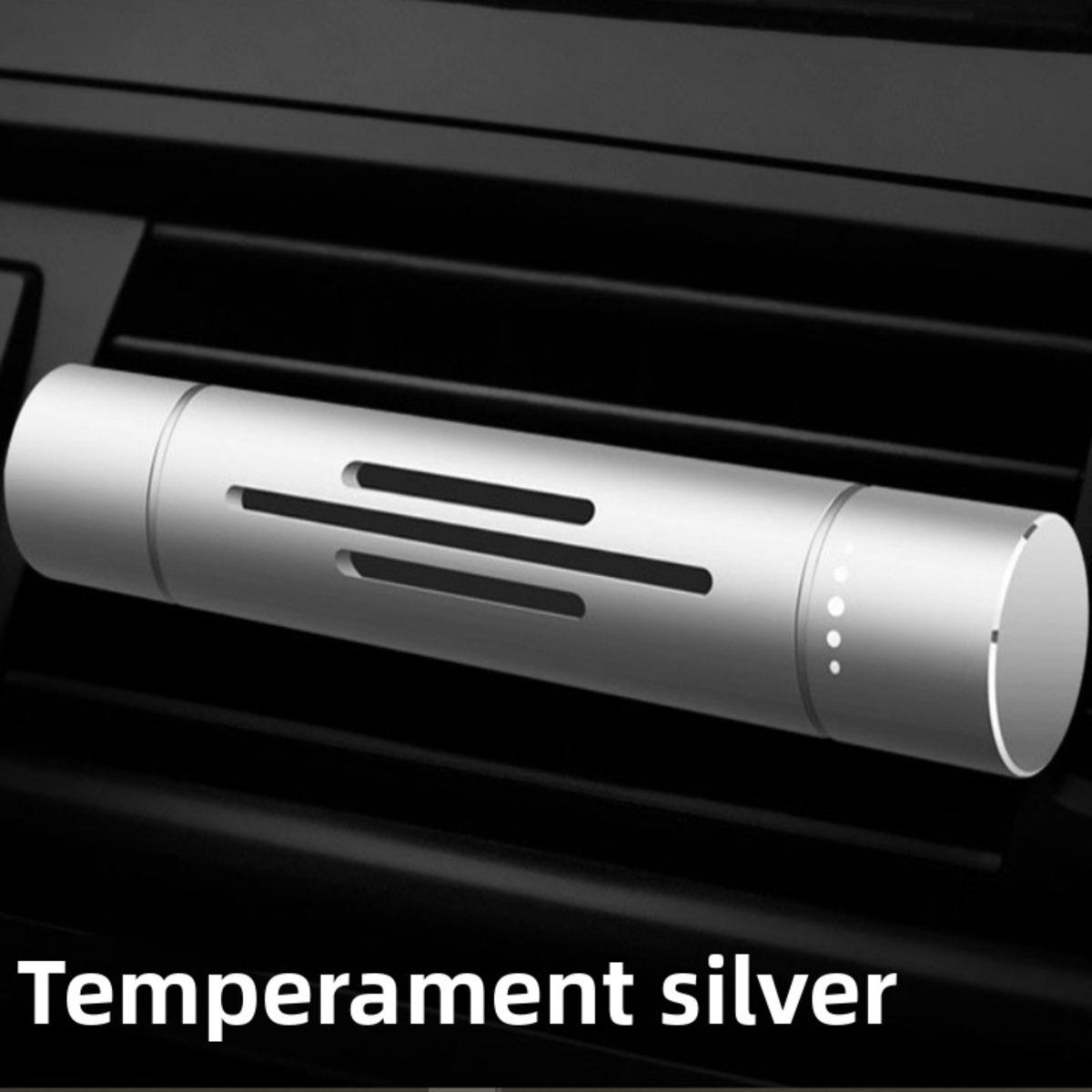 

Мини дефлектор ароматизатор для автомобиля клипса автомобильная аромапалочка аромакрем креативное украшение интерьера 1pcs серебряный