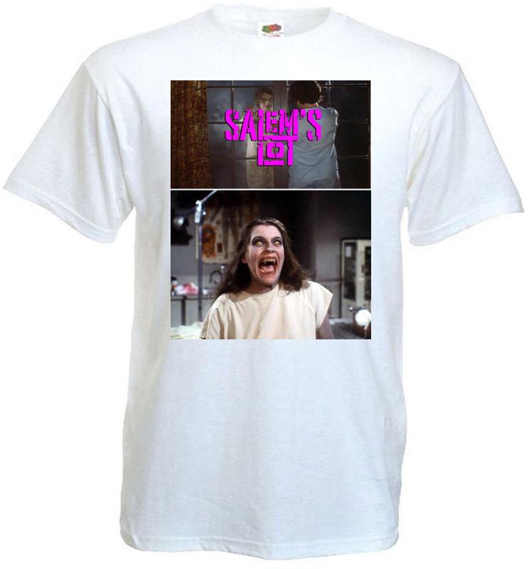 Salem s Lot v10 Unisex T-Shirt white movie poster Graphic Tee XL