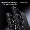 360 Rotating Kickstand Magnetic Carbon Fiber Pattern Case for Samsung S26 Ultra S25 S24 Plus S23 S22 Shockproof Sturdy Cover