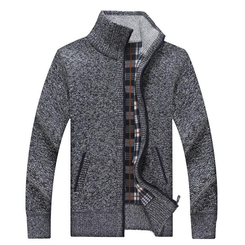 Men Sweaters Winter Autumn New 2017 Knitwear Zipper Cardigan Brand Clothes Fashion Christmas Coat 