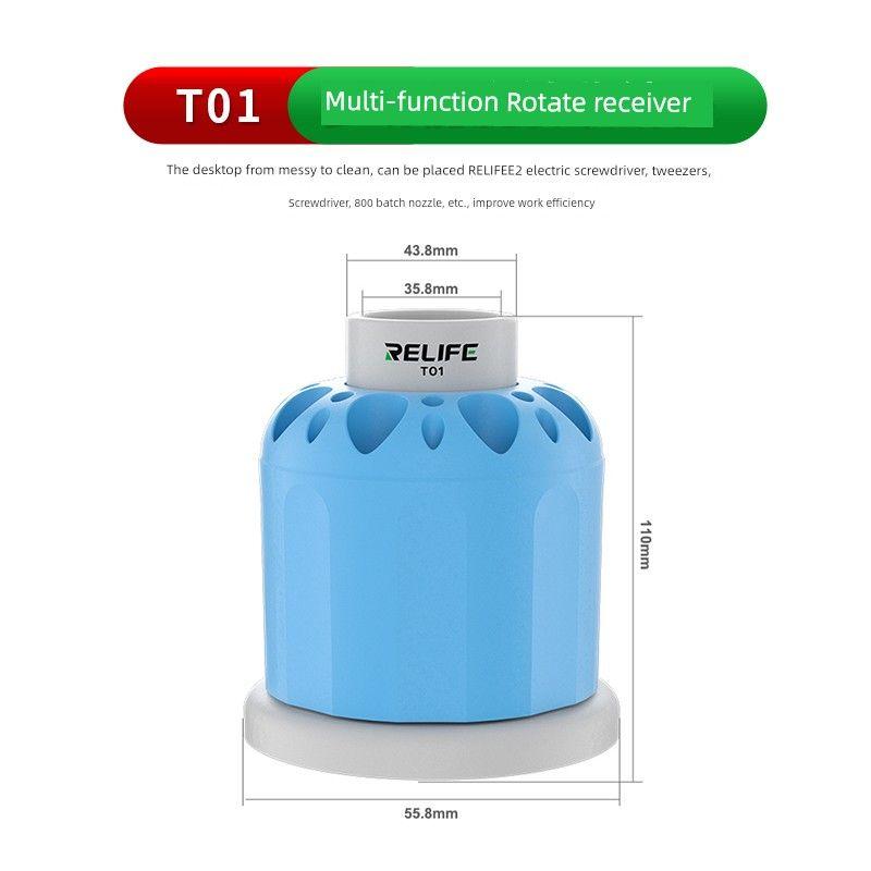 

Xinxun Mobile Phone Repair Special Electric Screwdriver Repair Mobile Phone Screwdriver Rechargeable Screwdriver Electric Screwdriver Electric screwdriver Rotate base Blue