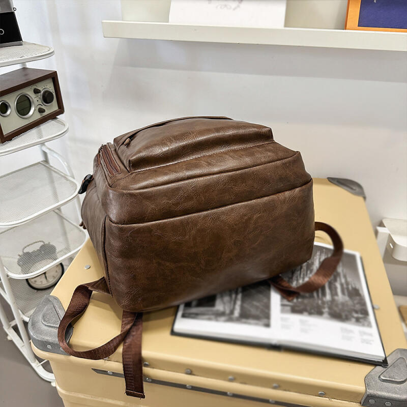 PU Backpack Large Capacity Water-repellent Business Travel Backpack