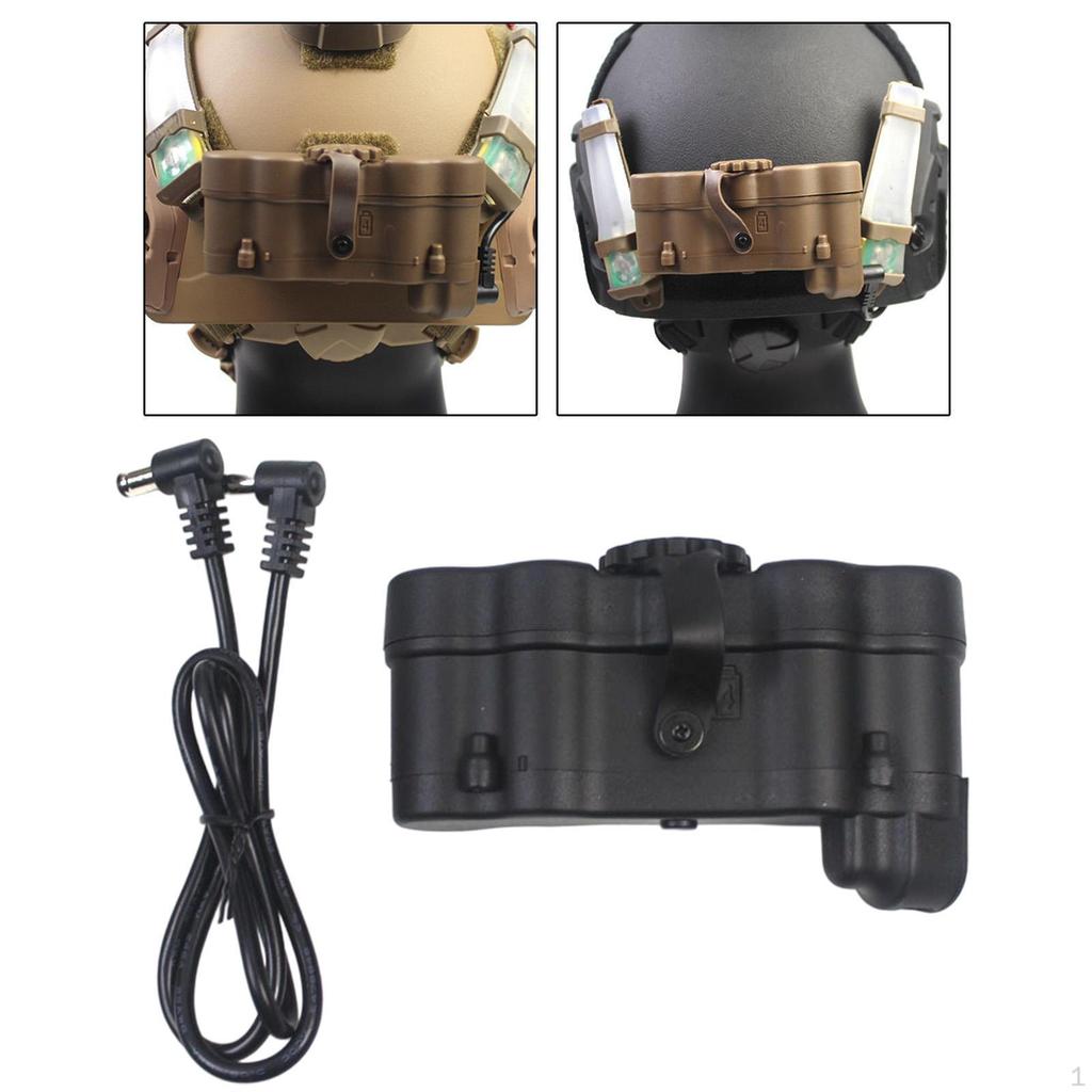 Helmet Battery Box Model Night Visions Device Accessory for Role Playing Gift