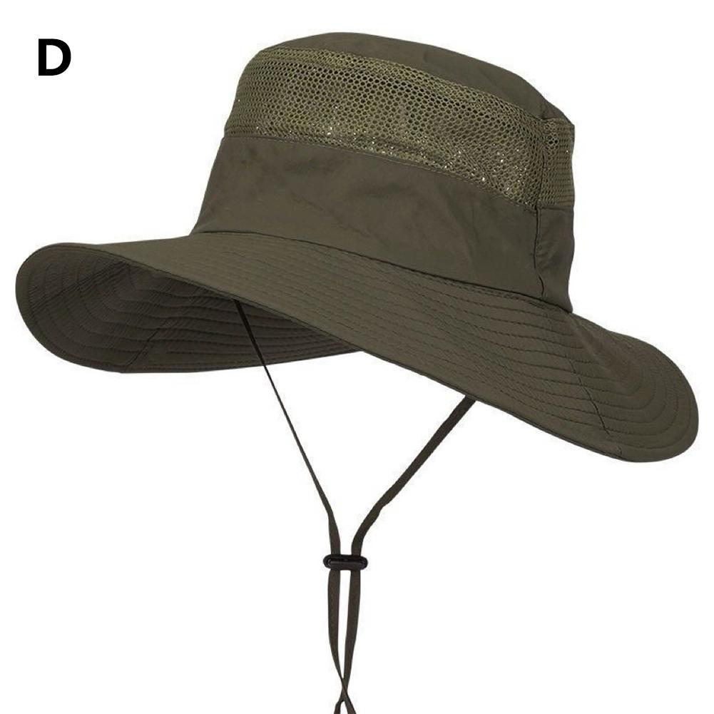 UV-proof Big Eaves Hat Summer Sunshade Fisherman Sunscreen Outdoor Fishing Waterproof Quick Drying Breathable Umbrella Cap Men