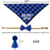 Dog Birthday Party Supplies Bandana Scarf Shiny Dog Crown Hat Pet Bow Collar Set of Include 0-8 Figures Pet Adorable Clothing Accessori