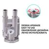 Aluminum Thermostat Housing Cover for Chevrolet Chevy Cruze Aveo Orlando for Opel Astra Zafira Signum Moka 96984103 96817255
