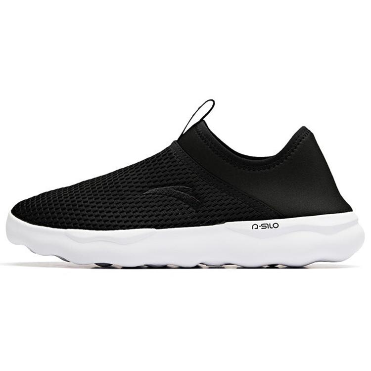 

Anta Cushioning Breathable Lightweight Low top Training Shoes Men s Black White 91928605-1 40.5