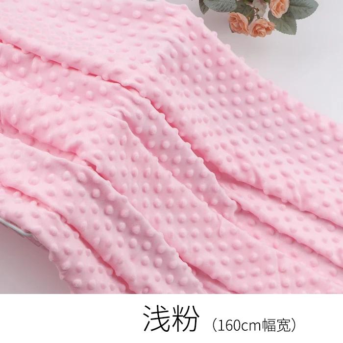 

160x50 см однотонная 3D тисненая бархатная мягкая детская ткань для детских одеял, плюшевых кукол, подушек, ткани ручной работы своими руками TJ7286 Sew 160x100cm