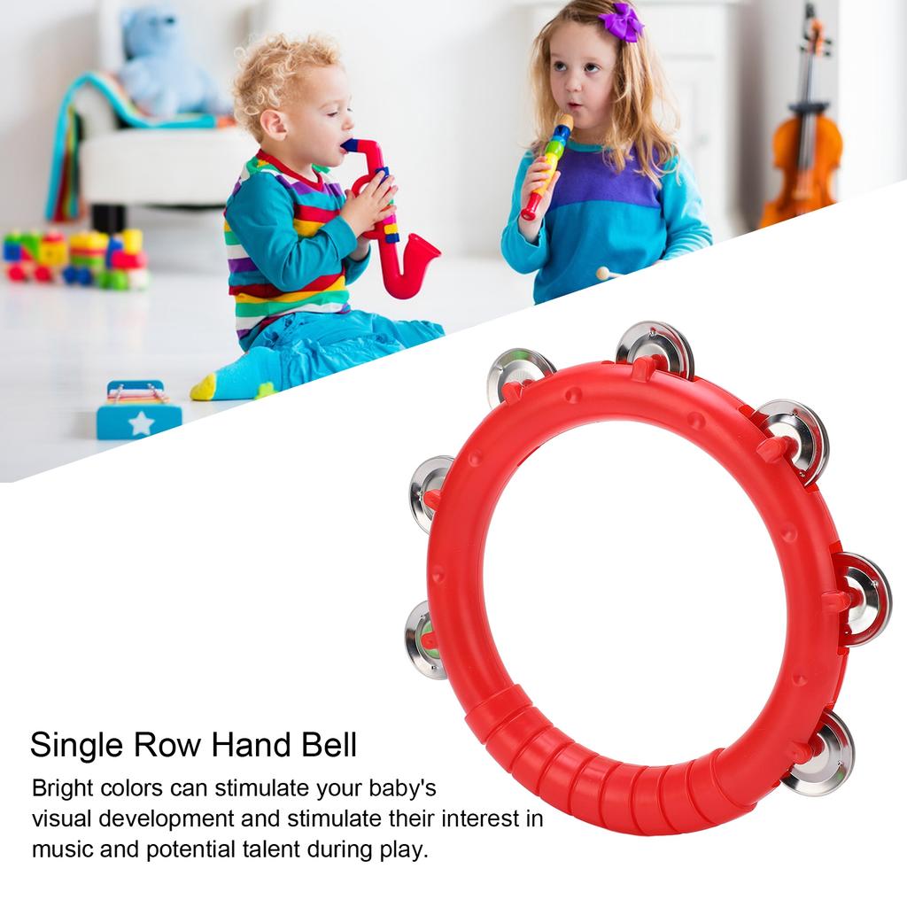 Single Row Hand       Rattles Hand  s Musical Instrument for Children