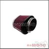 Motorcycle Red 48mm 52mm Air Cleaner Intake Filter Universal For Cafe Racer Honda Yamaha BMW Kawasaki Suzuki Oval Pod Air Filter
