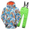 Kids Ski Suit Set Waterproof Warm Windproof Outdoor Snowsuit Boys Girls Toddler Winter Jacket Pants
