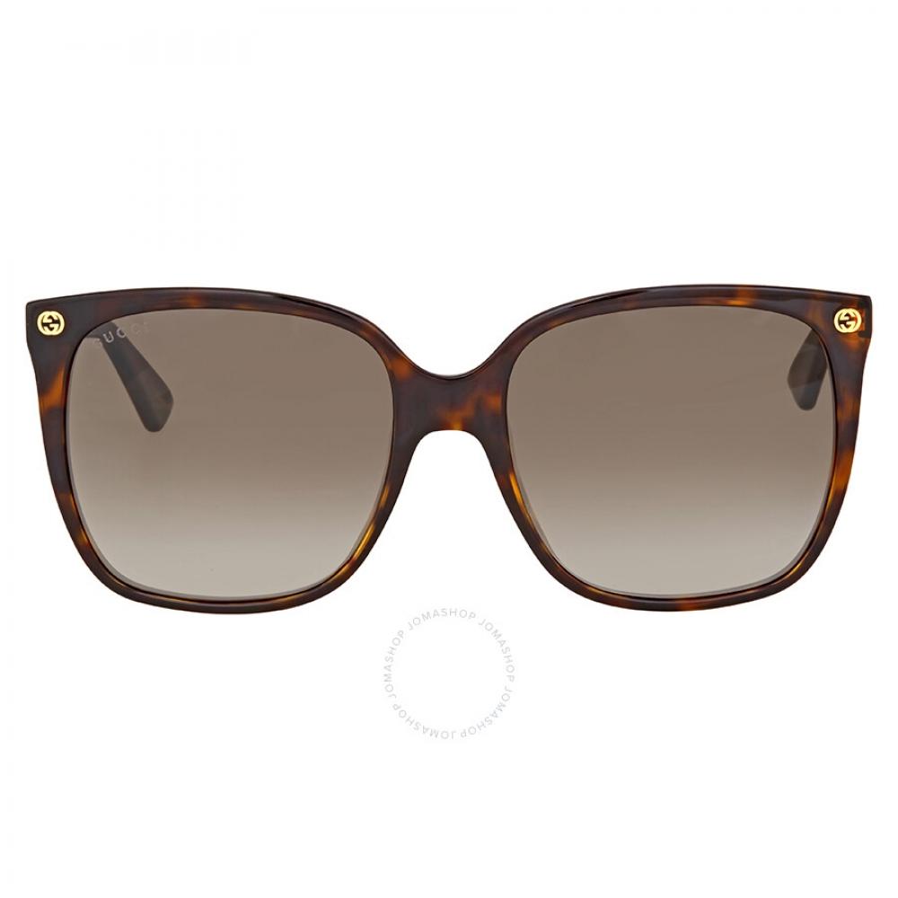 

Gucci Brown Square Ladies Sunglasses Gg0022s 003 57
