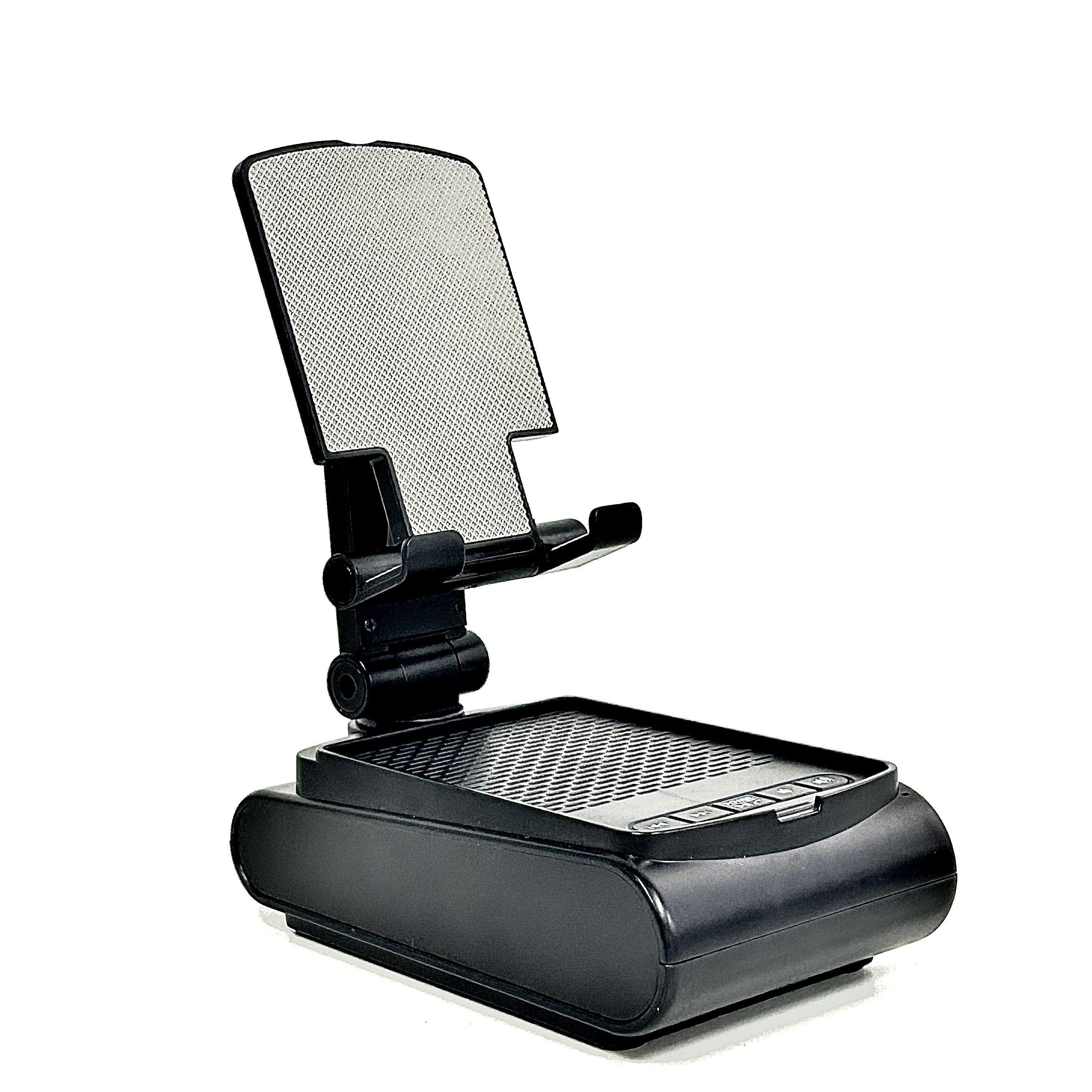 

Подставка для мобильного телефона с беспроводным динамиком и нескользящей основой, подходит для использования в помещении, на улице и на рабочем столе. Подарки для папы. Портативная подставка для мобильного телефона с динамиком. Simple