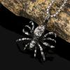 Fashion retro stainless steel spider texture pendant men's domineering personality popular jewelry titanium steel non-fading necklace
