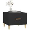 Coffee Table Black 50 X 50 X 40 Cm Particleboard