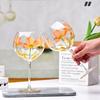Hand-painted Champagne Wine Glasses Colored Tall Glass Cup Crystal Glass Red Wine Cup Home High-end Cocktail Beer Goblet Glasses