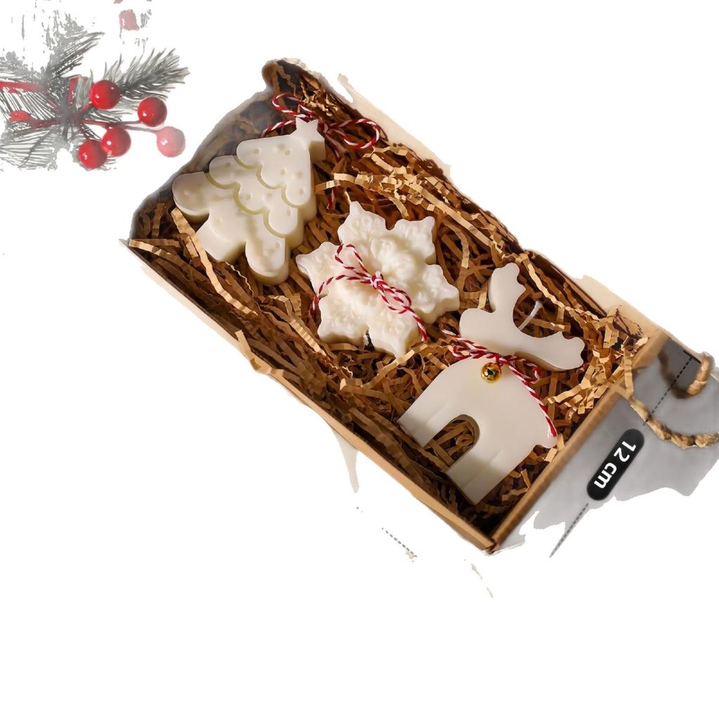 Nordic Christmas Tree Scented Candle Christmas Gift Creative Tree Handmade Holiday Scene Ornaments Handmade Creative