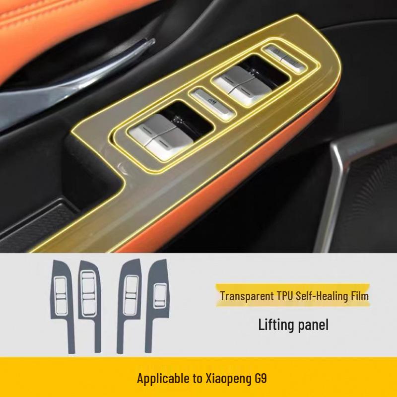 24X Xiaopeng G9 Dashboard & Gear Shift Transparent Protector Film