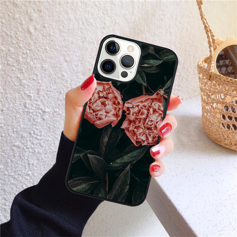 vintage flowers soft Phone Case Cover For iPhone 17 Air 16 15 14 12 13 Pro Max Plus coque Shell Fundas