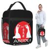 Aikido Insulated Lunch Bag for Women Office Cooler Thermal Food Box Tote Portable Lunch Boxes Container