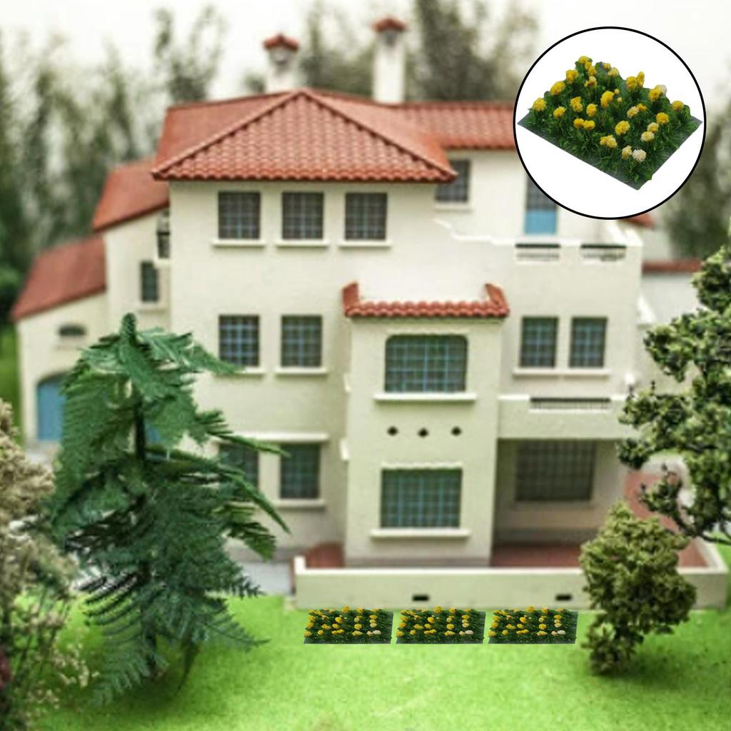 Micro Landscape Flower Cluster Miniature Garden Model Miniature Mastiff DIY Mini