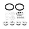 Aluminum Quick Release Fasteners are ideal for front bumpers Rear bumpers and Trunk Hatch lids without logo BX100224