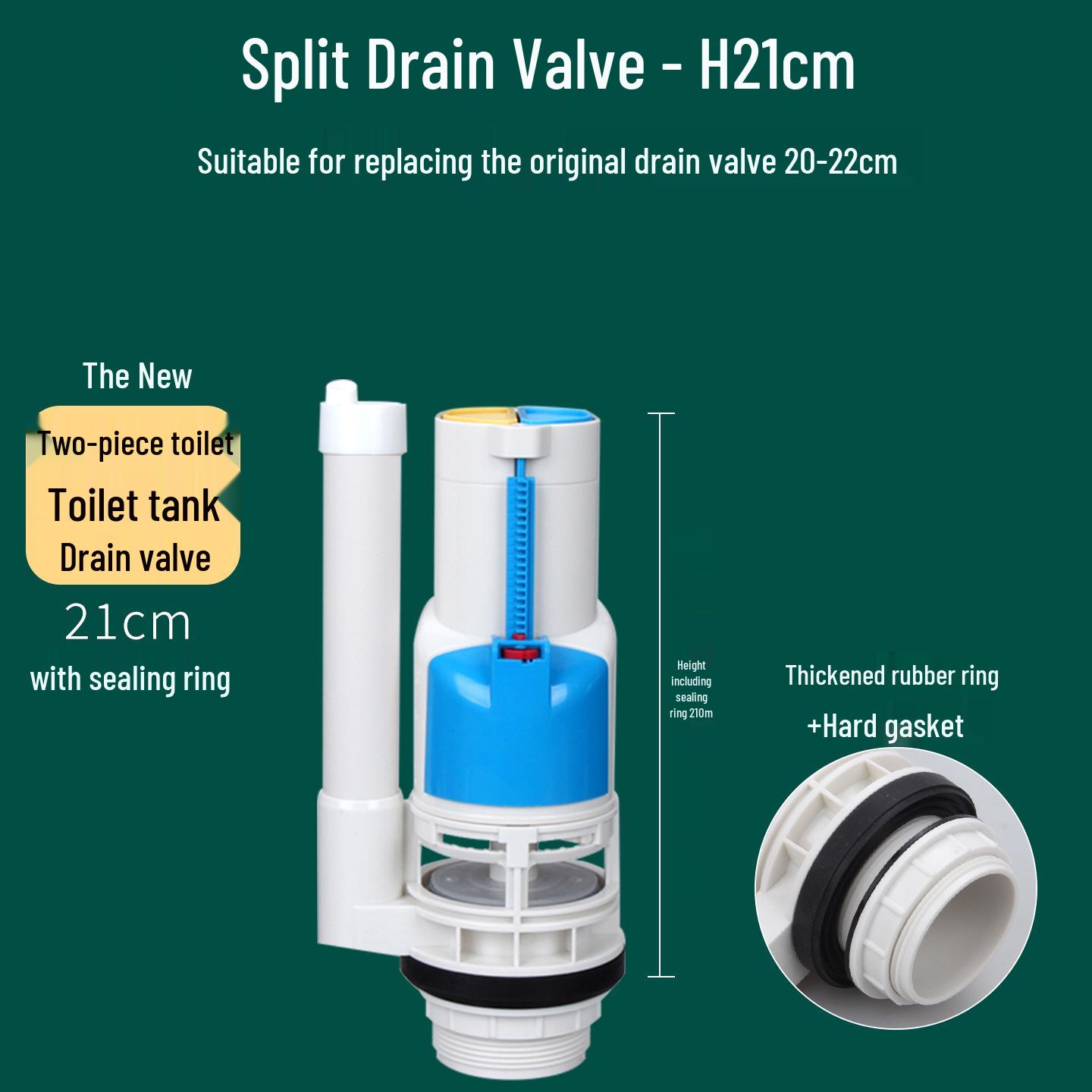 WDI Water-Saving Flush Valve Kit for Squat Toilets