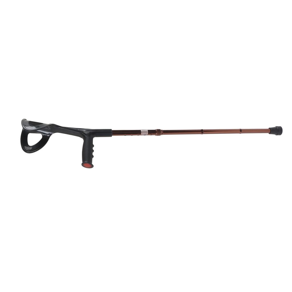 Foldable Walking Cane Stick Evenly Distributed Weight Forearm Folding Adjusting Walking Crutch