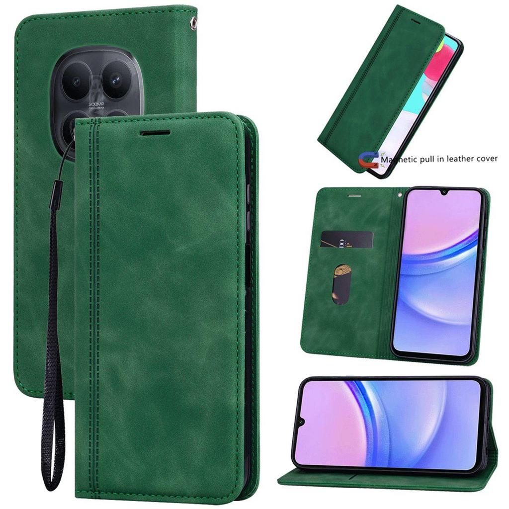 Magnetic Closure Flip Wallet Phone Case for Xiaomi Redmi Note 15 Pro+,15 Pro 5G,POCO M8 Pro 5G Vintage PU Leather Card Holder Cover