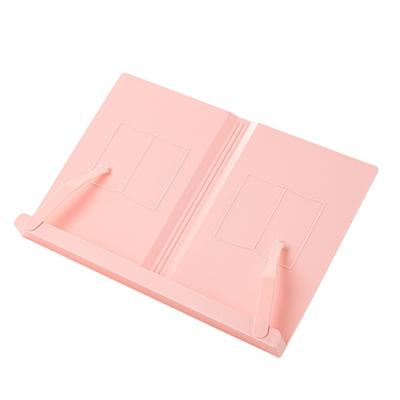 Folding Reading Stand 6 Angles Adjustable Textbook Stand Cookbook Rack with Page Clip for Textbook Tablet Music Scores