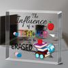 Ornament - Apple Design, The Influence of A Great Teacher Can Never Be Erased - Graduation Season Gift for Teachers, Colleagues, Friends, Nurseries,