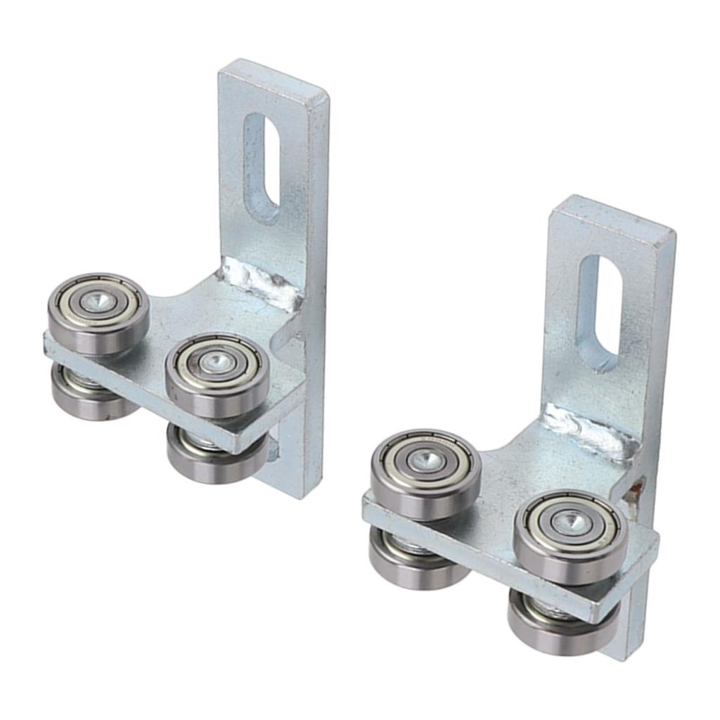 2 SZTUKI Wózek 4-kołowy Zespół Typ T Stal stopowa Łożysko Zespół Wózka do 1?5/8 cala Wyższy Amortyzator