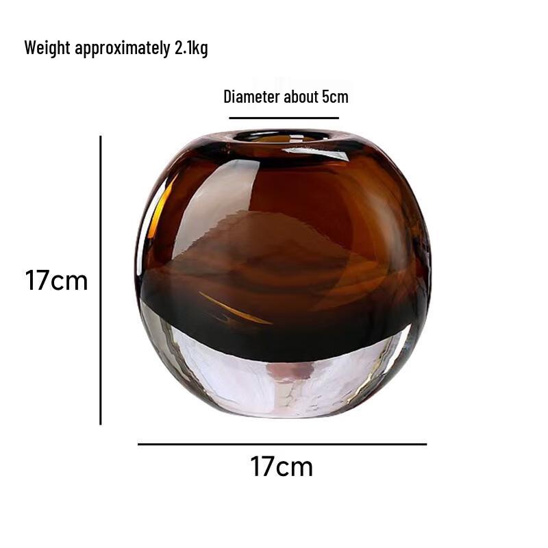 

RuiJie Modern Crystal Glass Vase