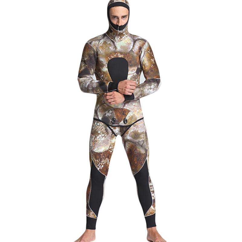 OLOEY Men s Two-Piece Quick-Dry Diving Suit 2XL