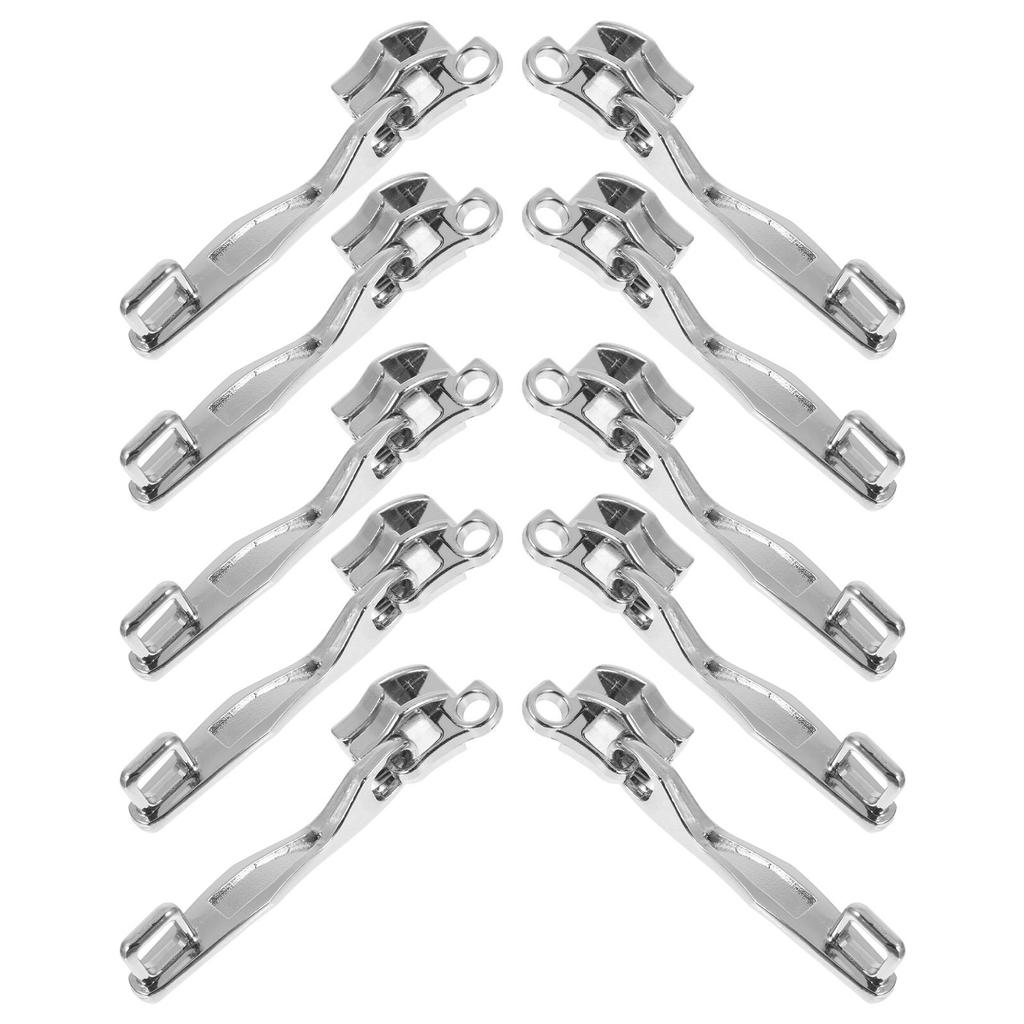 5Pairs Anti Break Zipper Pulls Double Layer Locking Heavy Duty Replacement for Luggage Backpacks Suitcases Zipper Pulls
