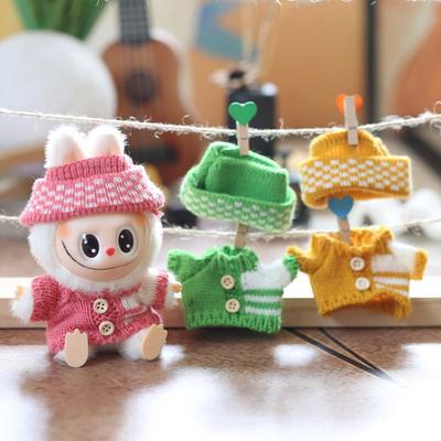 Cute, Labubu Cloth Decoration, Labubu Doll Clothes, Second Generation, Vinyl, Doll Clothes, Doll Sweaters, Replacement Set