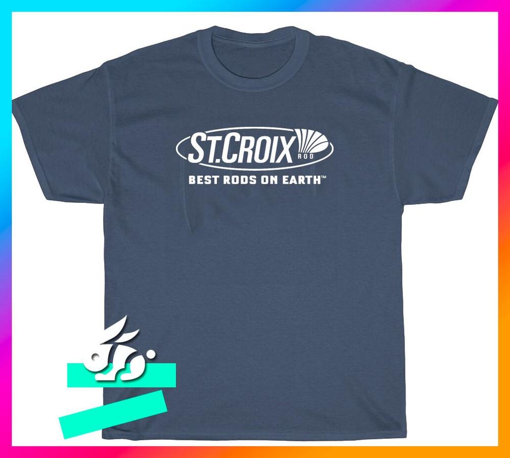 St Croix Rods Fishing Logo Men s american funny t shirt SIZE S-5XL Unisex T-Shirt XXXL