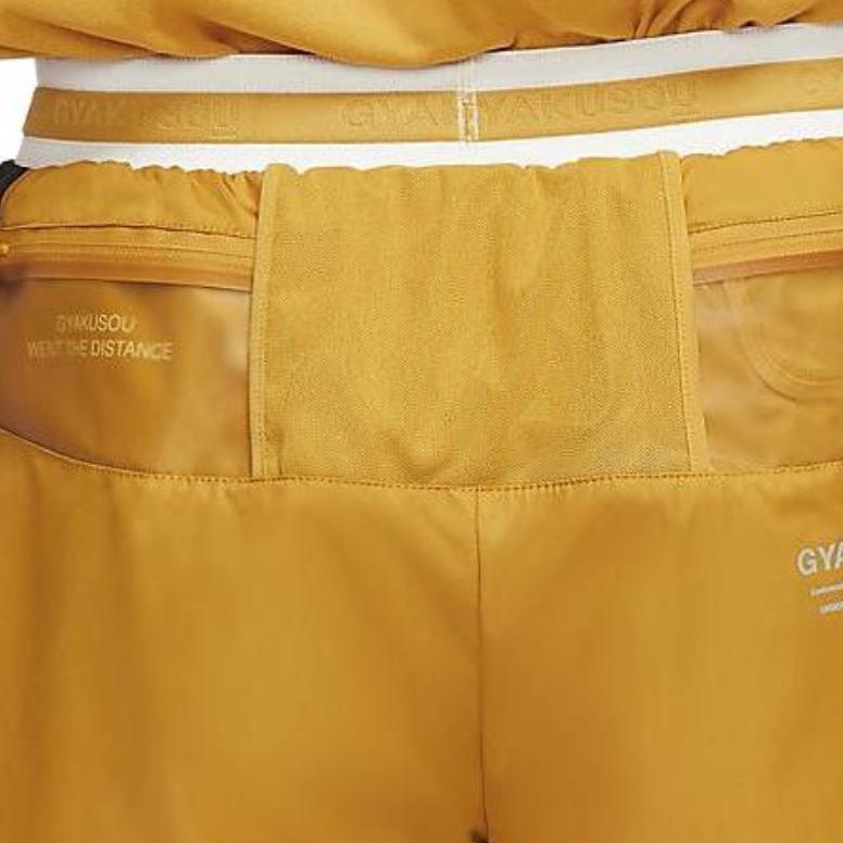 Nike Multi-Pocket Sports Casual Running Shorts Men Bottoms Yellow CD7114-793