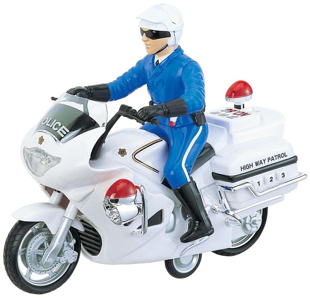 Toyco Sound & Friction Sound Police Bike