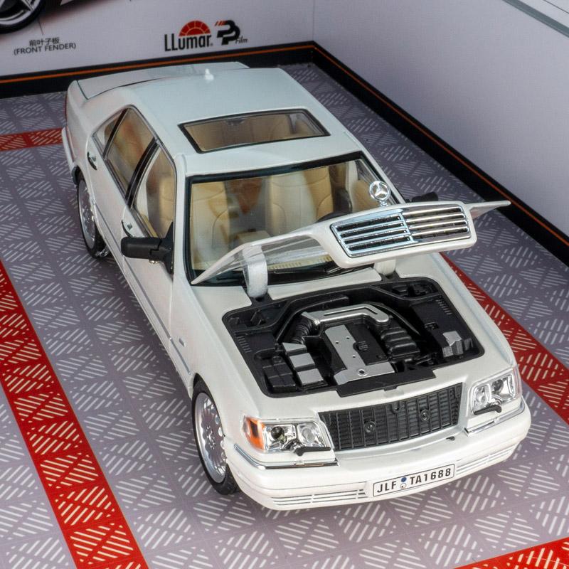 1:24 Mercedes Benz W140 S320 alloy car model doors and the front hood and trunk door can also be opened fine workmanship