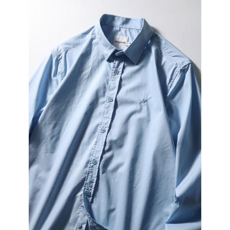 Export Export Tail Order Pure Cotton Long Sleeves Shirt Men 2024 New Arrival Business Casual Thin Coat Cotton Shirt