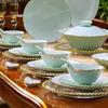 Aowei Light Luxury Celadon Dinnerware Set