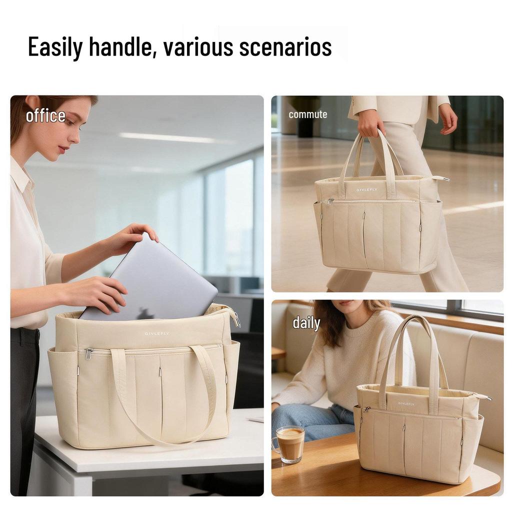 2026 Women's Urban Commute Tote: Large Capacity, Simple, Versatile Japanese-Korean Style Shoulder Bag