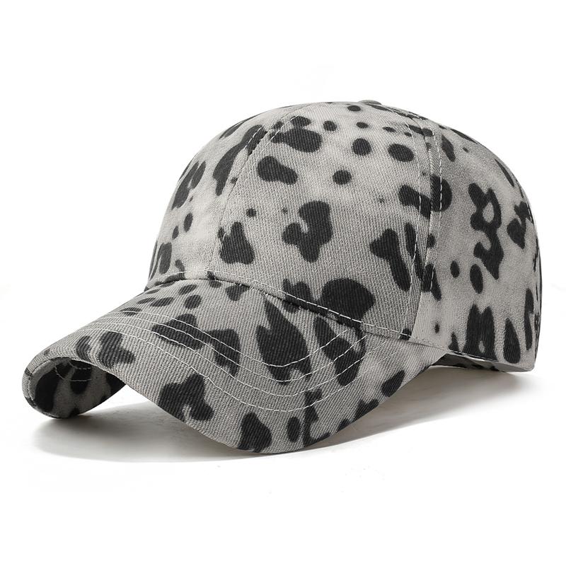 Leopard Hard Top Baseball Cap Outdoor Sun Hat