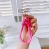 Phone Short Lanyard 30cm Wrist Strap Nylon Pearl Hand Strap with Tether Tab