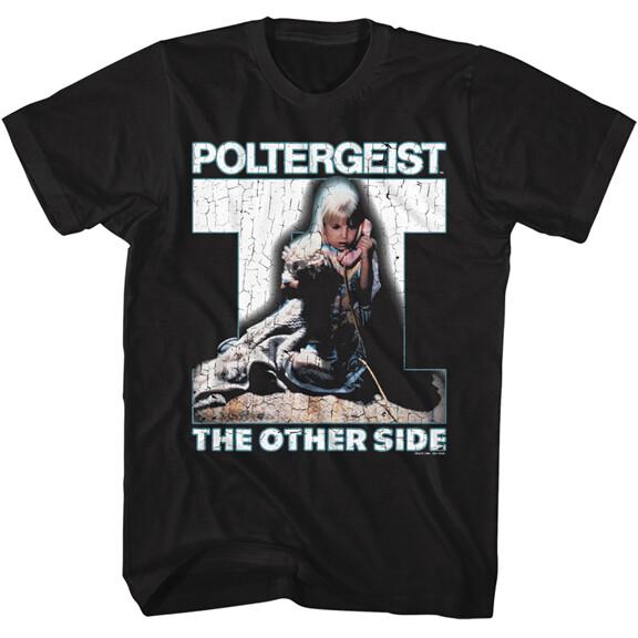Poltergeist 2 Movie Logo Carol Anne The Other Side Men s T Shirt  Unisex T-Shirt XXL