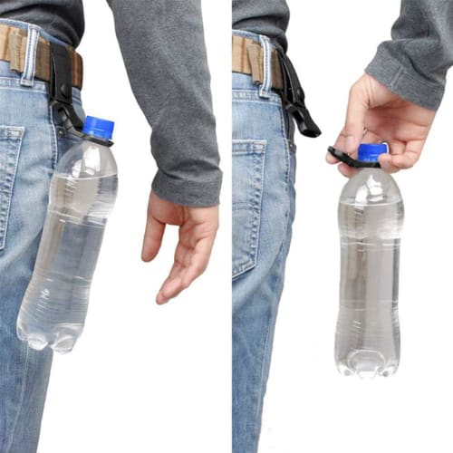 Water Bottle Holder with Hook for Water Bottles, Ideal for Hiking, Camping, Hiking, and Outdoor Activities, Keeping You Hydrated, Lightweight, Easy to