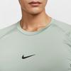 Nike Pro Dri-Fit Comfortable Moisture-Wicking Slim Fit Short Sleeve T-Shirt Men Tops Horizon-Green Black FB7933-370