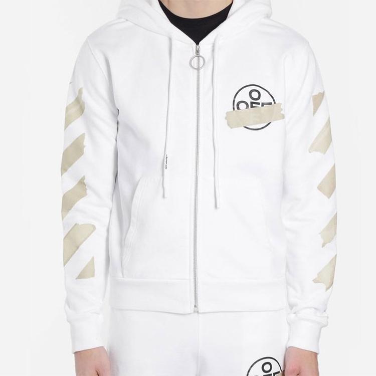 Off-White SS20 Arrows Sketch Mens Logo Sweater Tape Men's OMBE001R20E300020148