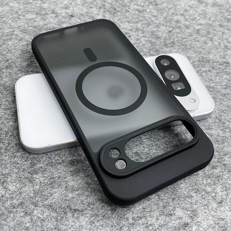 Carcasă Mată Translucidă pentru Magsafe pentru Google Pixel 10 9 ProXL 8 7 6 Pro 9 8 7 6 A Încărcare Wireless Magnetică Husa din TPU Rezistentă la Șocuri